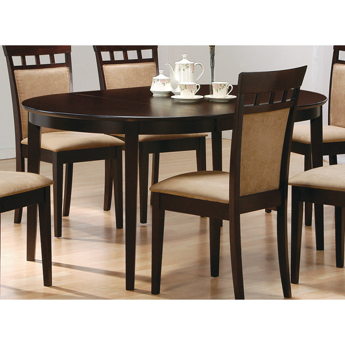 Wildon Home® Extendable Rubberwood Solid Wood Dining Table & Reviews